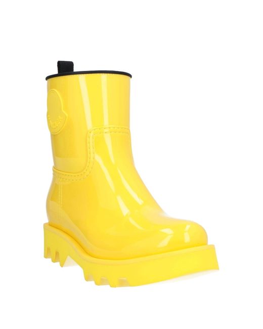 Moncler Yellow Ankle Boots