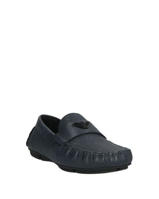 Emporio Armani Mokassin in Blue für Herren