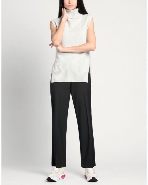 Gardeur Black Pants Polyester, Viscose, Elastane