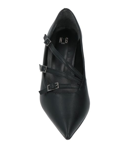 N·6 ROMA Black Pumps