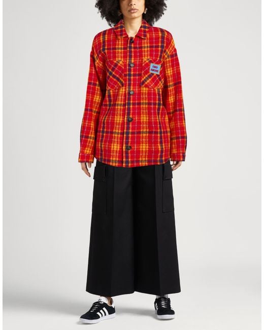 Giada Benincasa Red Jacket Virgin Wool