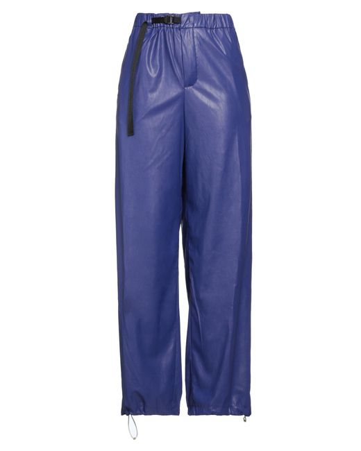 White Sand Blue Pants Polyester