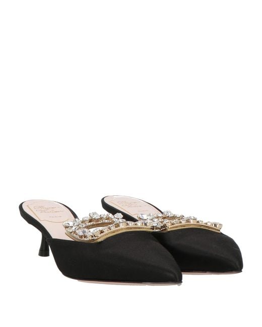 Roger Vivier Black Mules & Clogs