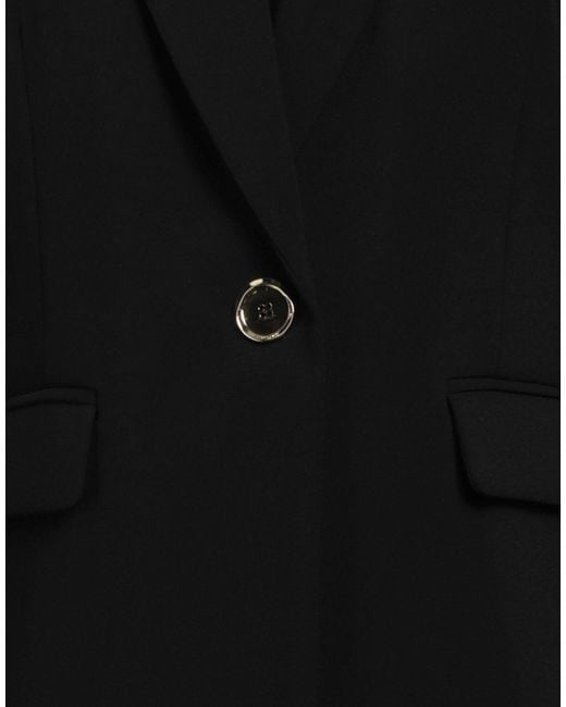 Pinko Black Blazer Polyester, Elastane