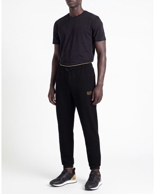 EA7 Black Trouser for men