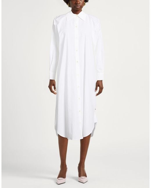 Ottod'Ame White Midi Dresses