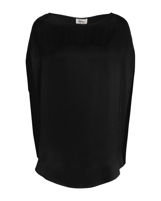 Ottod'Ame Black Top Viscose, Acetate, Silk