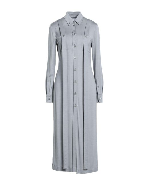 Burberry Gray Midi Dress