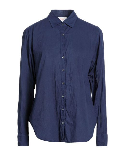 Xirena Blue Shirt Cotton