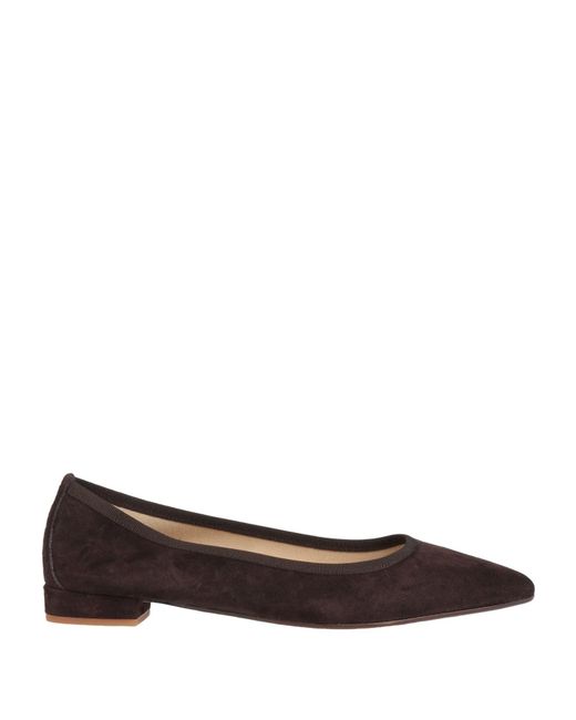 BALLERETTE Brown Campo Marzio Ballet Flats Leather