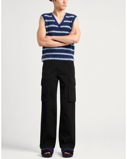 MSGM Black Trouser for men