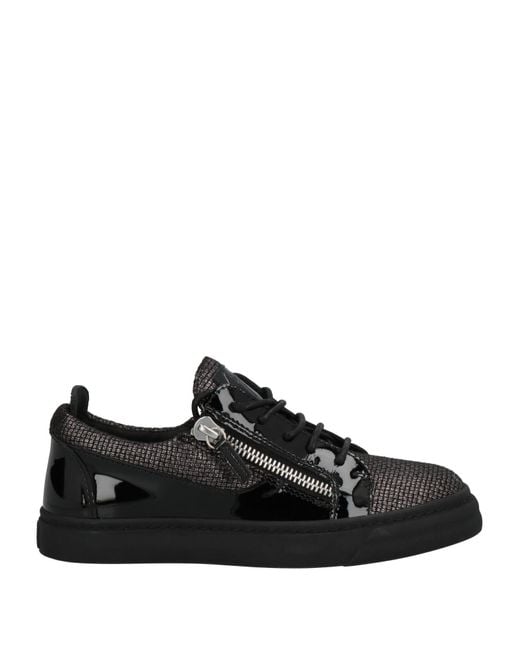 Giuseppe Zanotti Black Sneakers for men