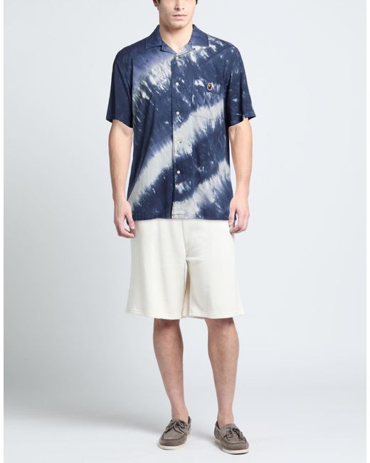 Camicia di A Bathing Ape in Blue da Uomo