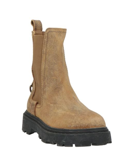 Philippe Model Brown Stiefelette