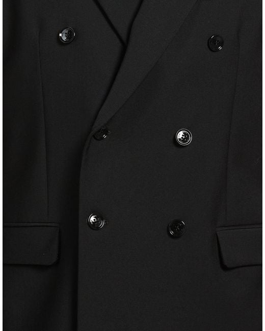 Liu Jo Black Blazer Polyester, Virgin Wool, Elastane for men