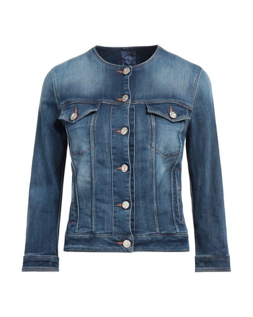 Jacob Cohen Blue Denim Outerwear