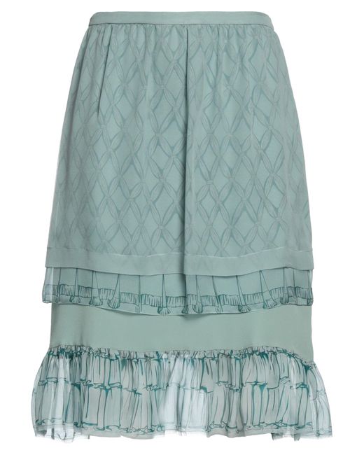 Lanvin Blue Midi Skirt