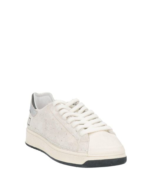 Date White Sneakers Leather