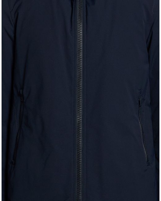 Herno Blue Coat Polyester for men