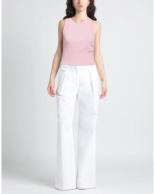 ERMANNO FIRENZE Pink Top Viscose, Polyamide