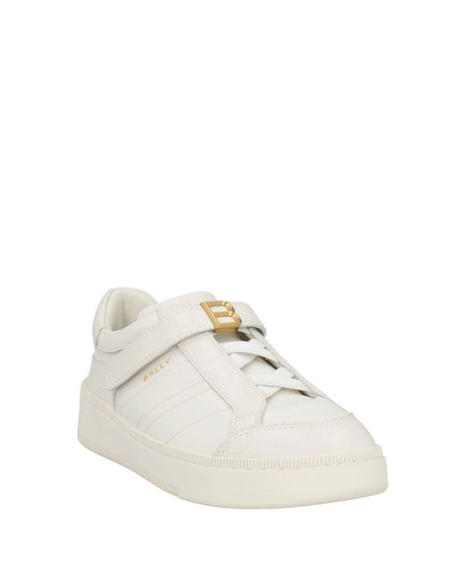 Bally White Trainers