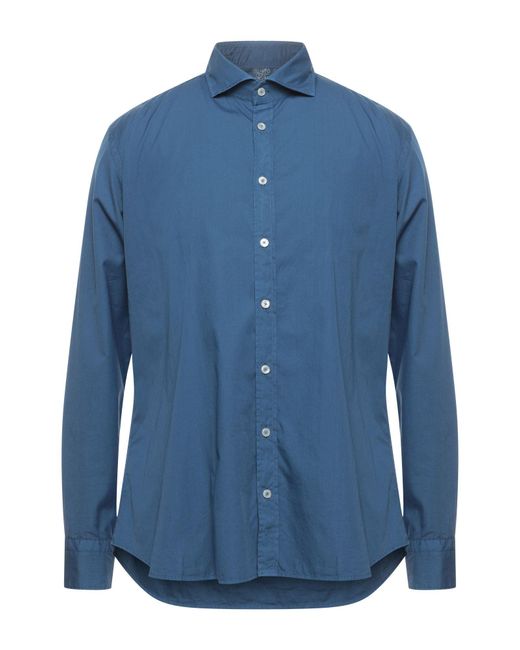 BASTONCINO Blue Shirt for men