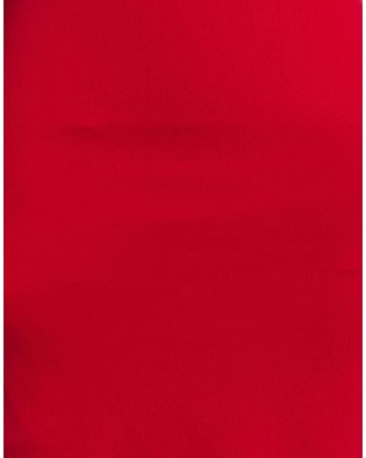 Versace Red Mini Dress Polyester, Elastane
