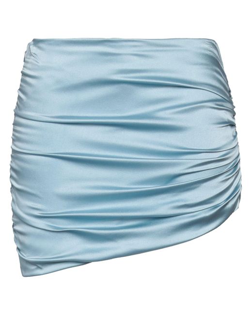 Alessandra Rich Blue Mini Skirt