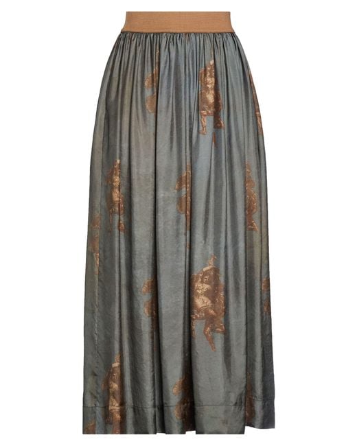 Uma Wang Gray Maxi Skirt