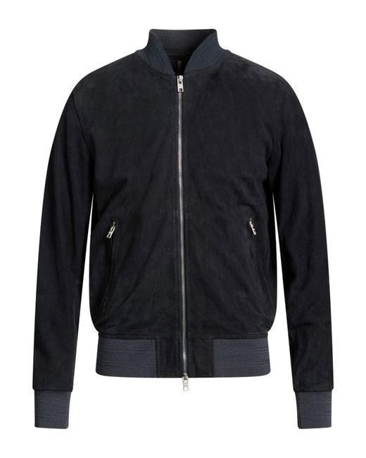 DFOUR® Blue Midnight Jacket Leather for men