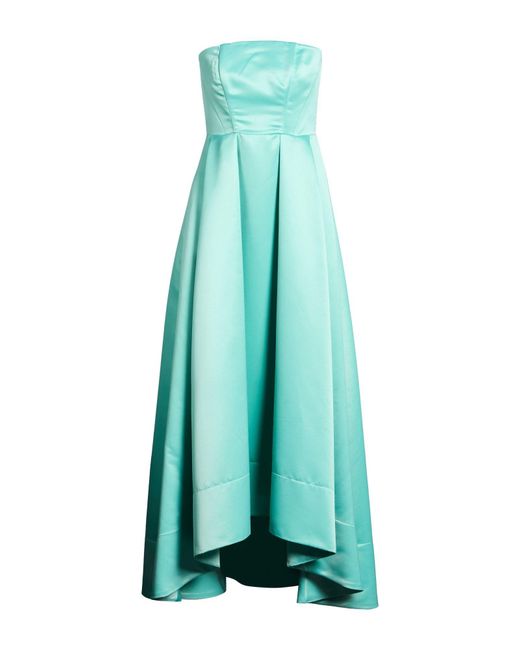 Pinko Green Maxi Dress Polyester