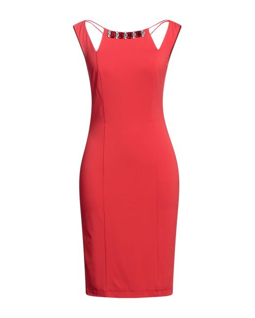 Camilla Red Midi Dress