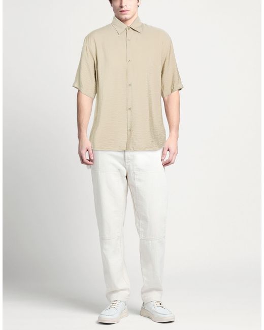 Camicia di NN07 in Natural da Uomo