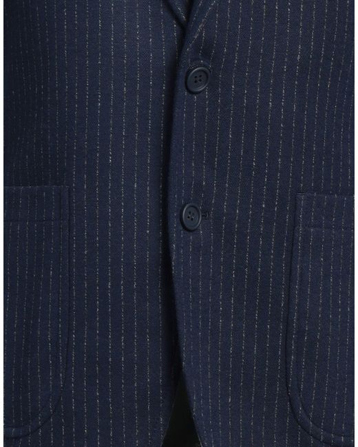 DIGEL Blue Jacket Polyester, Viscose, Elastane for men