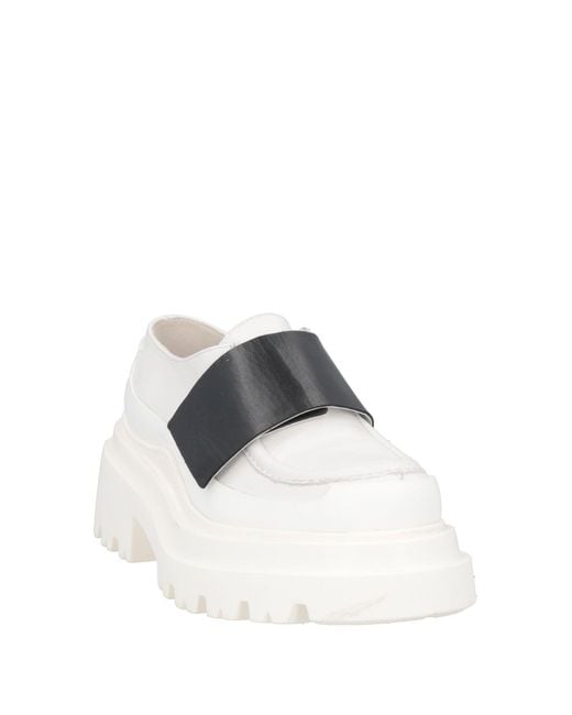 Plan C White Loafers