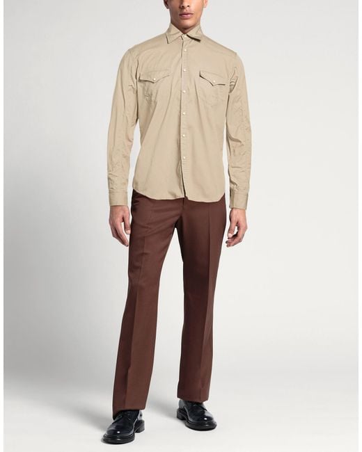 Alessandro Gherardi Natural Shirt Cotton for men