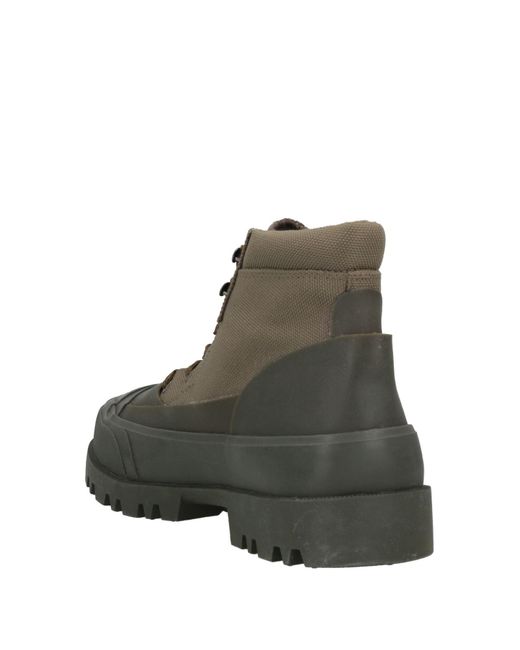 DIESEL Green Ankle Boots for men
