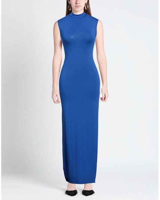Mangano Blue Maxi-Kleid