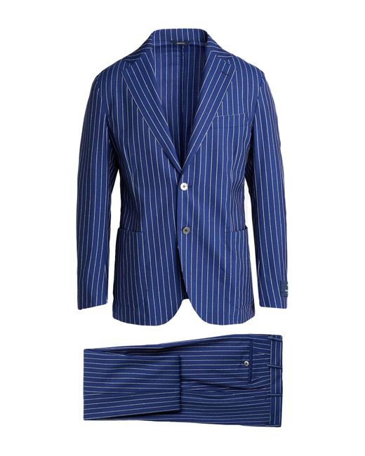 Tombolini Blue Suit Virgin Wool for men