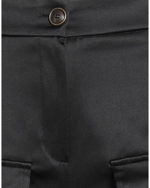 Relish Black Pants Polyester, Cotton, Elastane