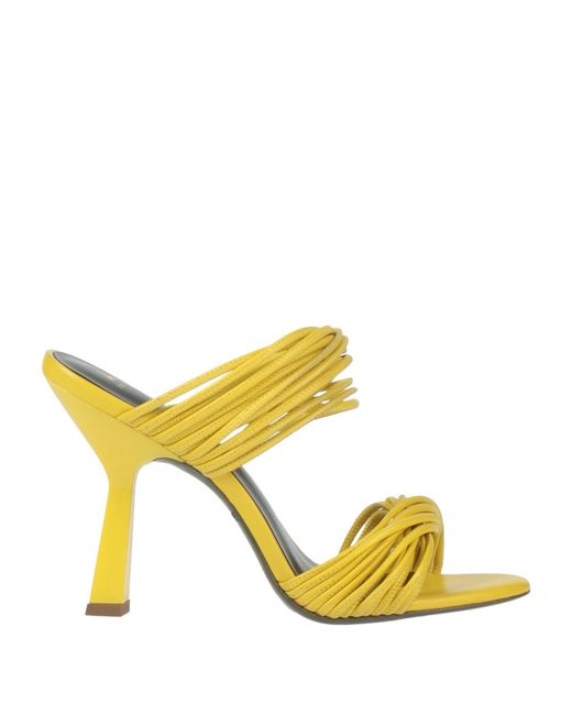 Patrizia Pepe Yellow Sandals
