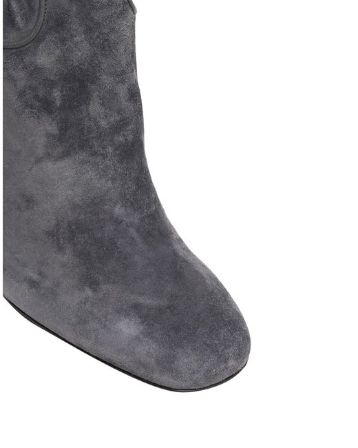 Roger Vivier Gray Boot Leather