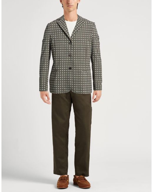 Rrd Gray Blazer Polyamide, Elastane