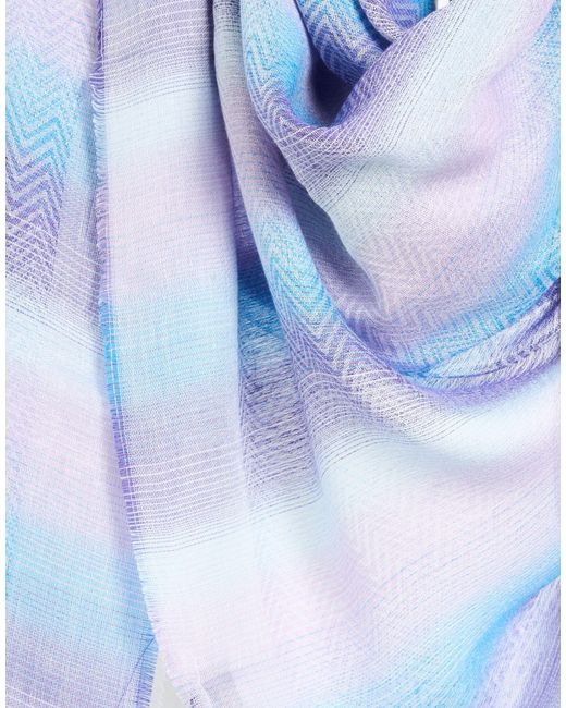 Missoni Blue Scarf Viscose, Modal
