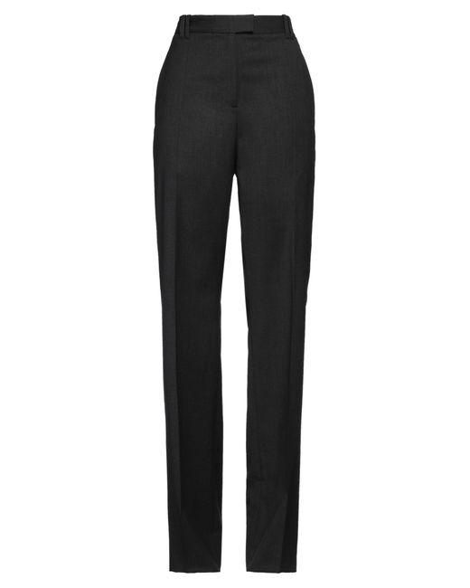 Barbara Bui Black Steel Pants Polyester, Wool, Elastane