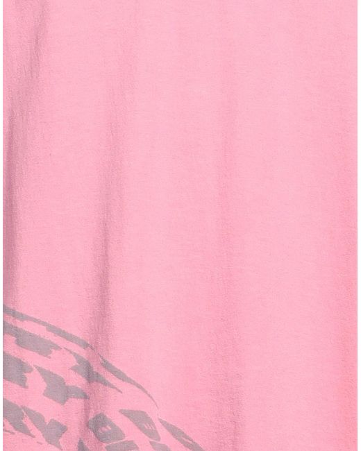DIESEL Pink T-shirt for men