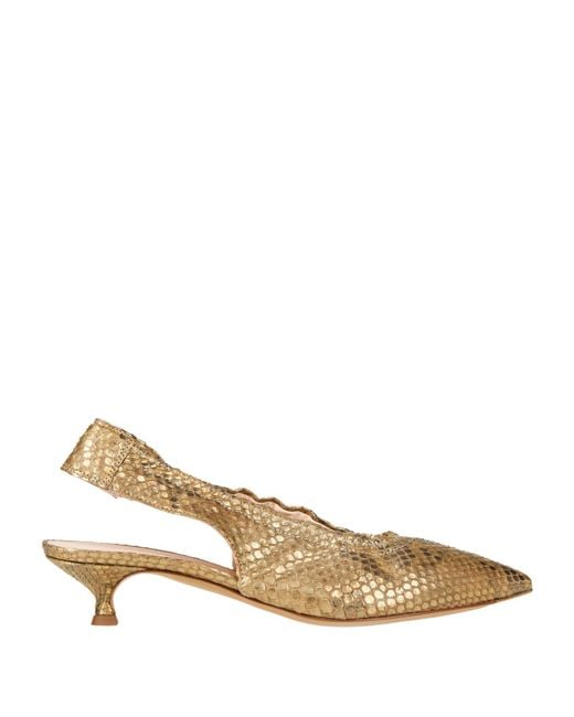 Fauzian Jeunesse Natural Pumps Leather