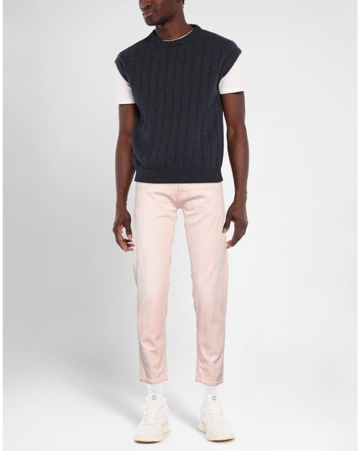 PT Torino Pink Jeans Cotton, Elastane for men