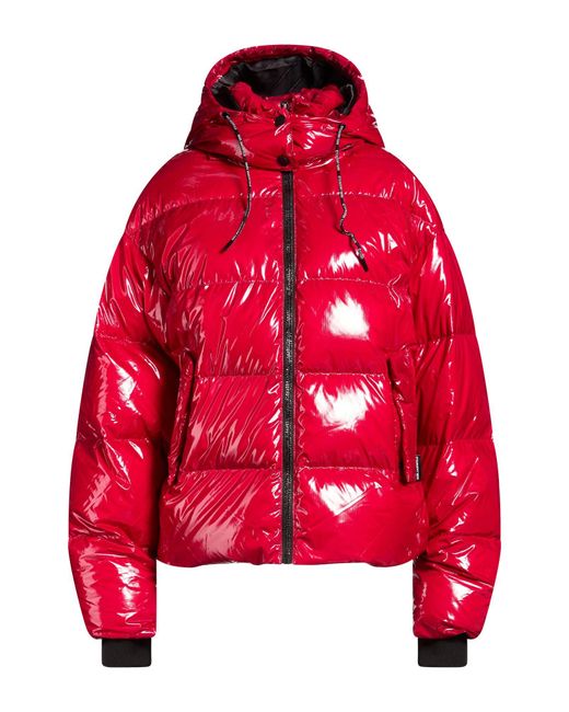 Karl Lagerfeld Red Puffer