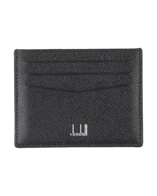 Dunhill Black Cardholder Leather for men